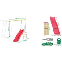 Модуль для детского комплекса Romana 1.Д-44.01 (без качелей)