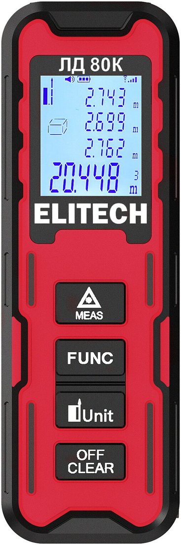 Лазерный дальномер ELITECH ЛД 80К (new)