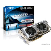 Видеокарта MSI GeForce GTX 460 1024MB GDDR5 (N460GTX Hawk Talon Attack)