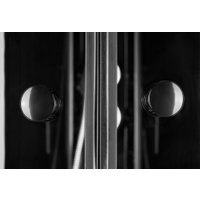 Душевая кабина Saniteco SNT-90 90х90 (черный/прозрачное стекло)