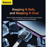 Кабель Baseus CoolPlay Series USB Type-C - Lightning (2 м, белый)