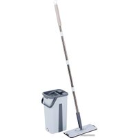 Швабра с отжимом Rosenberg R-800059 (синий)