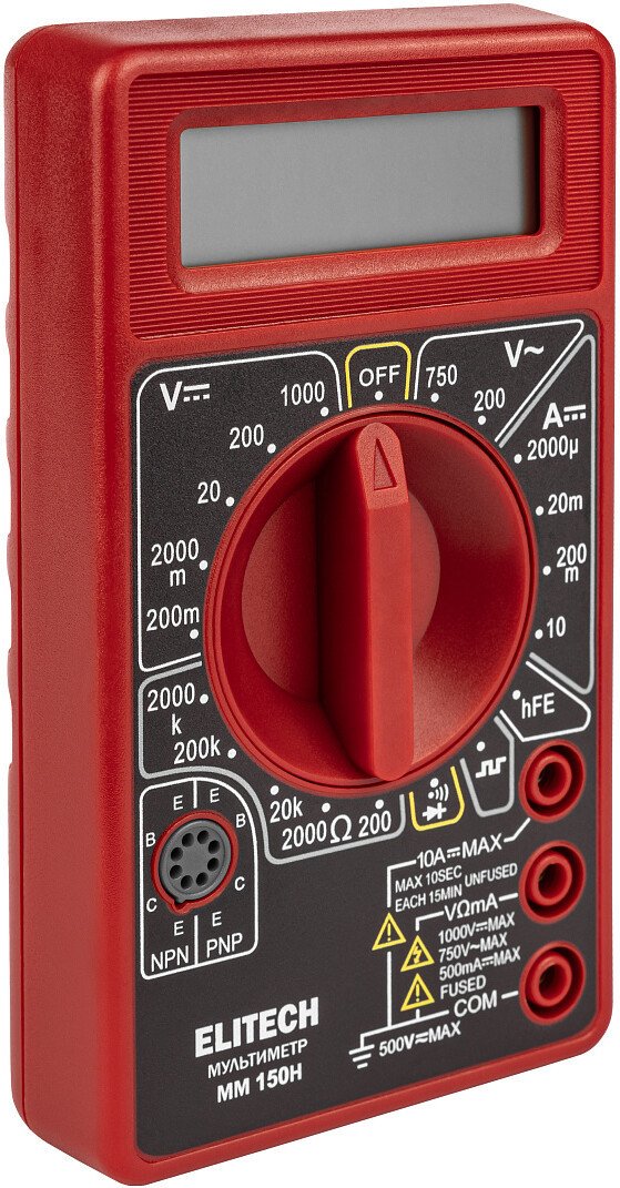 Мультиметр ELITECH ММ 150Н