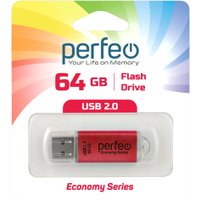 USB Flash Perfeo E01 64GB (красный)