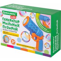 Пистолет для создания мыльных пузырей BRAUBERG Бластер-Кольт 665149 в Орше