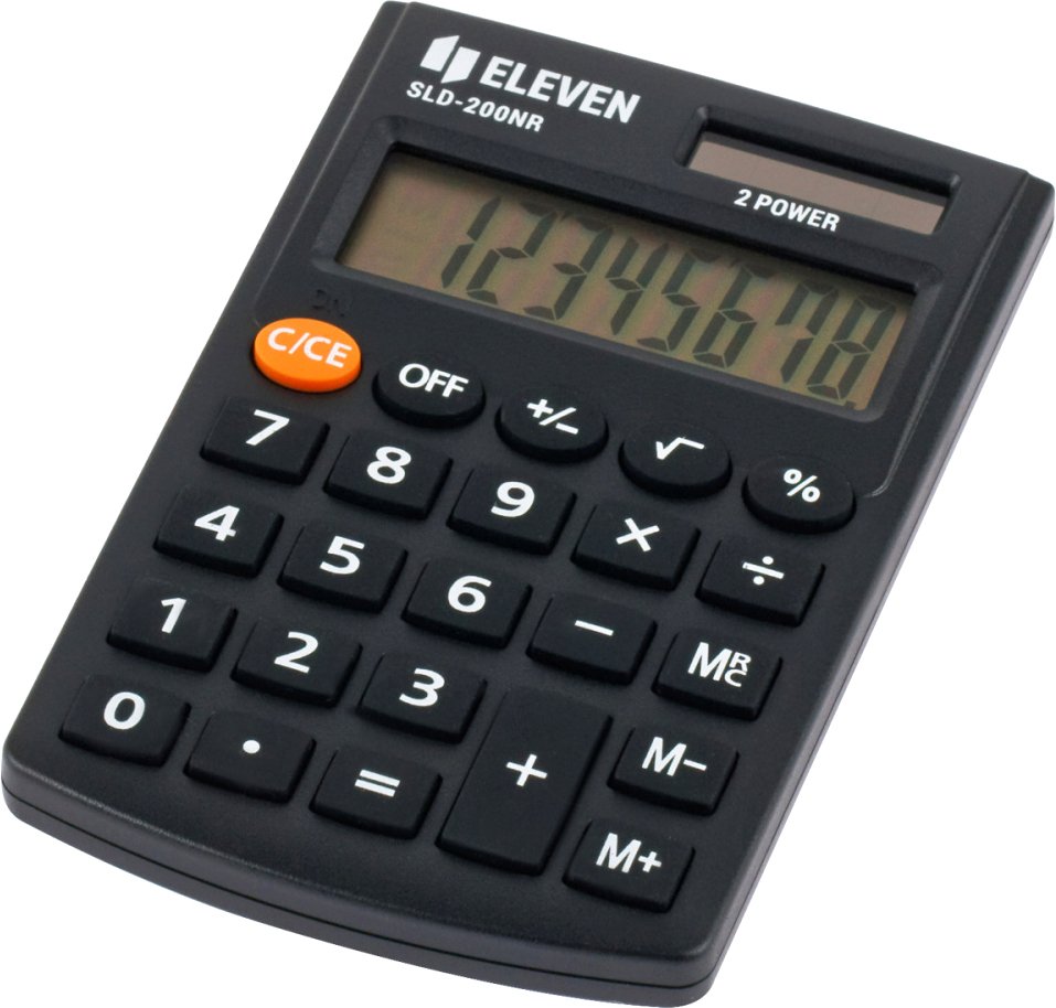 

Калькулятор Eleven SLD-200NR (черный)