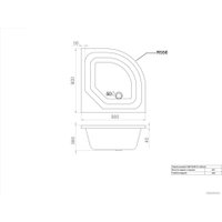 Душевой поддон Triton ПД5 90x90