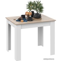 Кухонный стол Трия Промо тип 1 (белый/дуб сонома светлый)