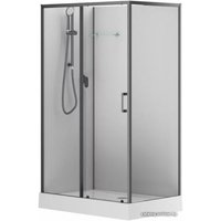 Душевая кабина Aquanet Passion Evo 120L (черный)
