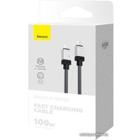 Кабель Baseus CoolPlay Series USB Type-C - USB Type-C (1 м, черный)