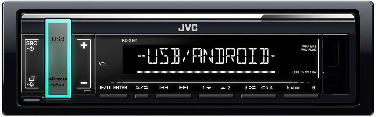 

USB-магнитола JVC KD-X161