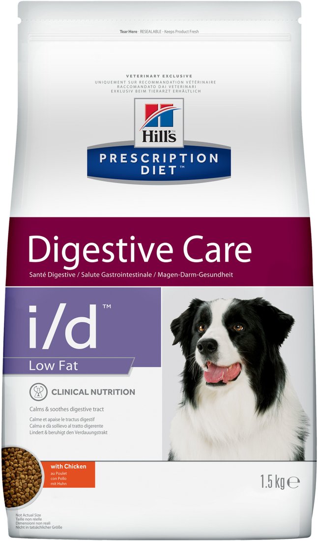 

Сухой корм для собак Hill's Prescription Diet Digestive Care i/d Low Fat с курицей 1.5 кг
