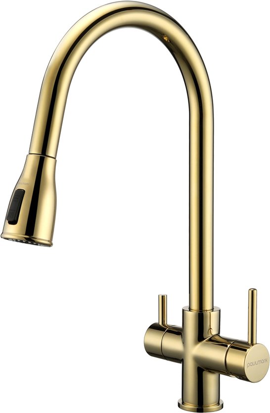 

Смеситель Paulmark Lange La214212-G (золото)