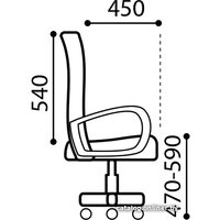 Офисное кресло Brabix Spring MG-307 TW (синий/черный)