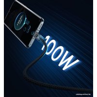 Кабель Baseus Unbreakable Series USB Type-A - USB Type-C (1 м, черный)