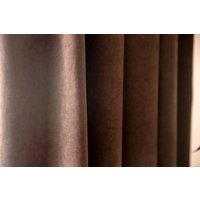 Комплект штор Decoretto Канвас горький шоколад КГШ-K110 2.5x2.6 м (коричневый, 2 шт) в Борисове
