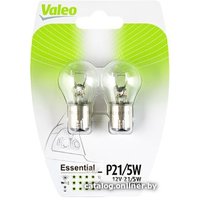 Лампа накаливания Valeo P21/5W Set Essential 2шт