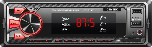 

USB-магнитола CENTEK CT-8117