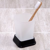 Стакан для зубной щетки и пасты Wasserkraft Amper K-5428Black