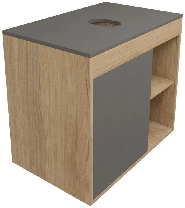 

Teymi Тумба под умывальник Nura 80 T60534 (дуб эврика/графит матовый)