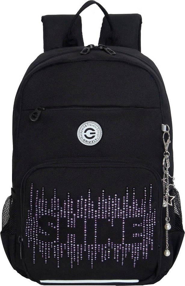 

Школьный рюкзак Grizzly RG-464-3f (черный/фиолетовый)