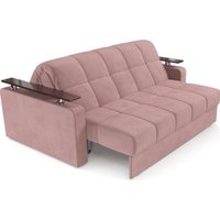 Диван Мебель-АРС Аккордеон Бакли ППУ 140x200 (велюр пудра НВ-178/18)