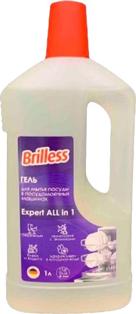 

Гель для посудомоечной машины Brilless Expert All in 1 (1 л)