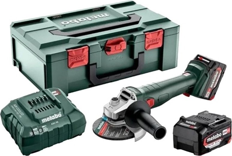 

Угловая шлифмашина Metabo W 18 L 9-125 602247510 (с 2-мя АКБ, кейс)