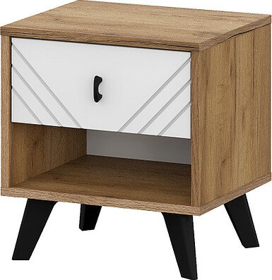 

Тумба Mio Tesoro Байкал (дуб золотистый/белый матовый)