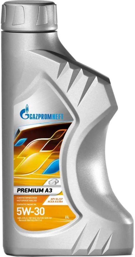 

Моторное масло Gazpromneft Premium A3 5W-30 SL/CF 1л