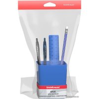 Настольный набор Erich Krause Base Classic 55687 синий (4 предм)