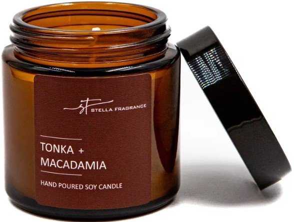 

Ароматизированая свеча Stella Fragrance Tonka Macadamia (90 г)