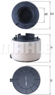 

Воздушный фильтр Knecht/Mahle LX4249