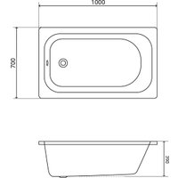 Ванна Lauter Axel 100 21B1110