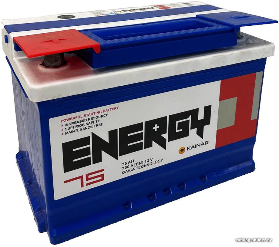 Автомобильный аккумулятор Energy One 75 L+ Ca/Ca (75 А·ч)