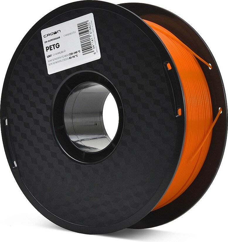 Филамент CrownMicro CM-FILPETG026OR
