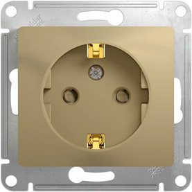 

Розетка Schneider Electric Glossa GSL000445 (титан)