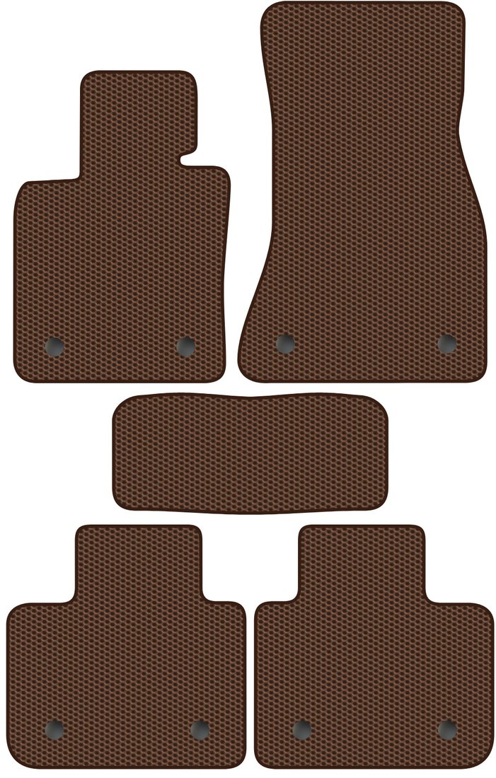 

Комплект ковриков для авто Alicosta BMW 6-Series Gran Turismo I (лифтбек / G32) 2017 - Н.В. (коричневый, сота)