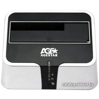 Бокс для накопителей 2.5" и 3.5" AgeStar SCBT2 Silver