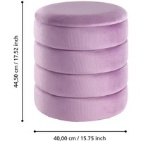 Пуфик Eglo Ampahaka 424128 (2 шт, фиолетовый)