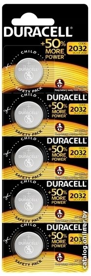 Батарейка DURACELL Lithium DL2032 1x5 HSDC