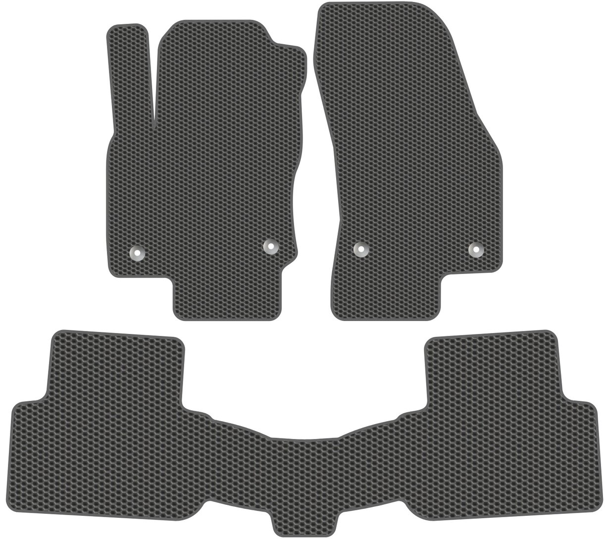 

Комплект ковриков для авто Alicosta Volkswagen Tiguan II (suv / AD1) 2021 - Н.В. задний цельный (серый)