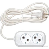 Удлинитель Gelberk GLK-2/5m (5 м, белый)