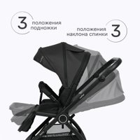 Универсальная коляска Tomix Walker BD101B (2 в 1, black)