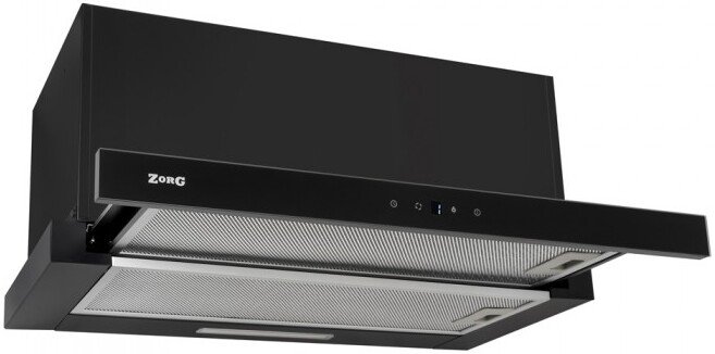 

Кухонная вытяжка ZorG Turbo 1260 60 S-GC (черный)