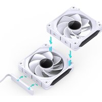 Комплект вентиляторов для корпуса Jonsbo ZL-120 Reversed (белый, 3 шт.)