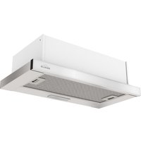 Кухонная вытяжка Elikor Интегра Glass 60Н-400-В2Д (нержавеющая сталь/белое стекло) (940981)