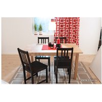 Стул Ikea Стефан 002.110.88 (коричнево-черный)