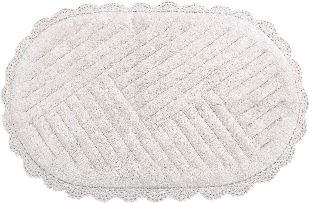 

Коврик для ванной Sofi De MarkO Emma Кружевной 60x100 КВ-ЭМ-4-60х100 (кремовый)
