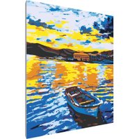 Картина по номерам PaintLine Лодка у моря NOSI-A01A3